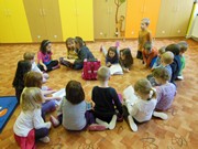 Návtěva prvňáčků ve školce